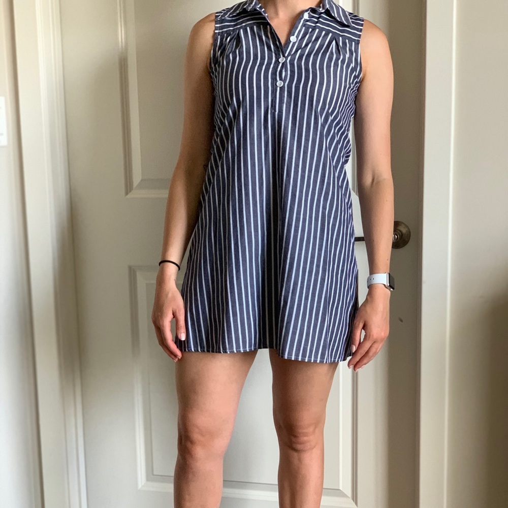 Collared Shirt Dress